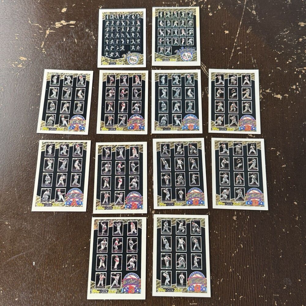 1993 Topps Black Gold Baseball Winners 12 Card Lot